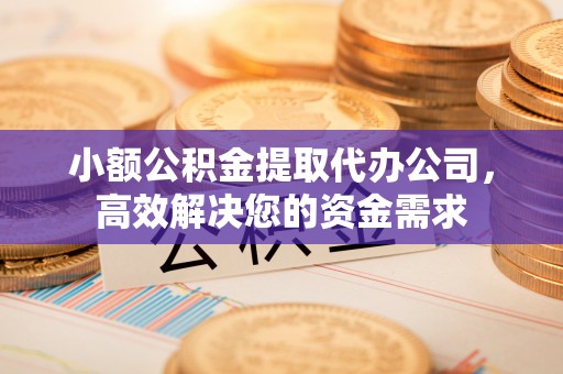 遂昌小额公积金提取代办公司，高效解决您的资金需求